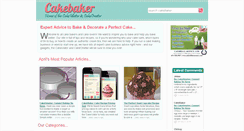 Desktop Screenshot of cakebaker.co.uk